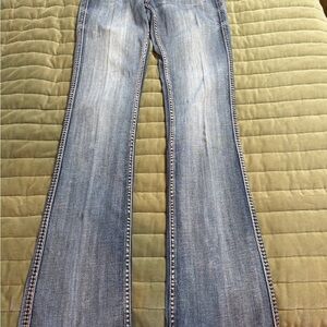 Cowgirl Tuff Light Blue Flare Jeans